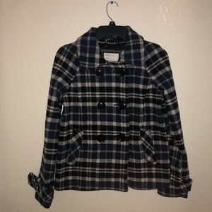 Aeropostale- Plaid Coat